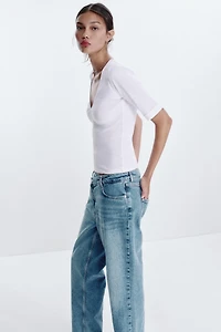 WASHED COTTON T-SHIRT