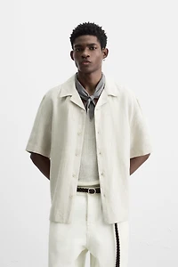 CHEMISE RELAXED FIT 100 % LIN