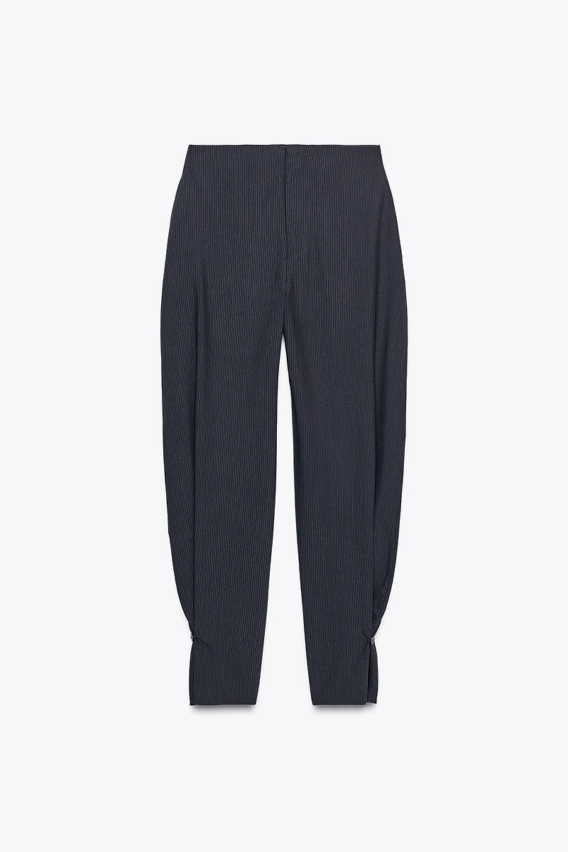 ZW COLLECTION PINSTRIPE BALLOON PANTS