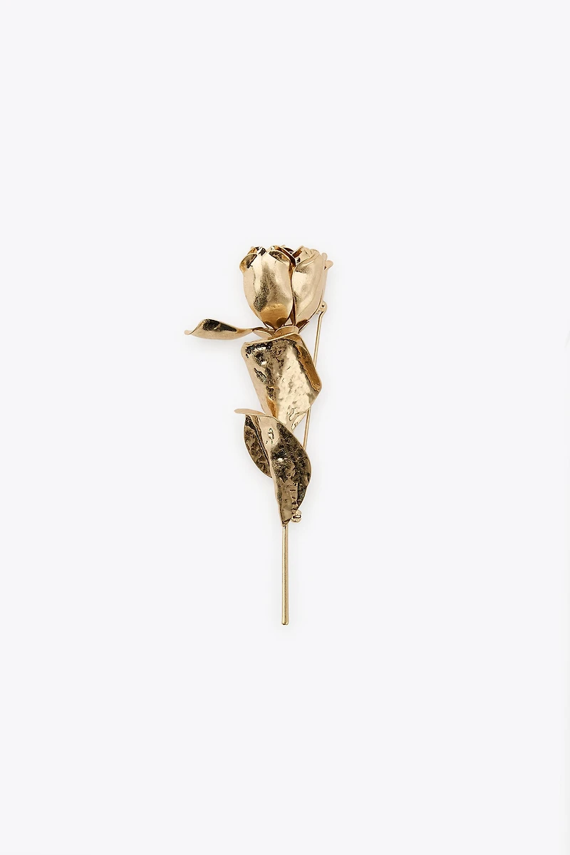 MAXI NEEDLE FLOWER BROOCH