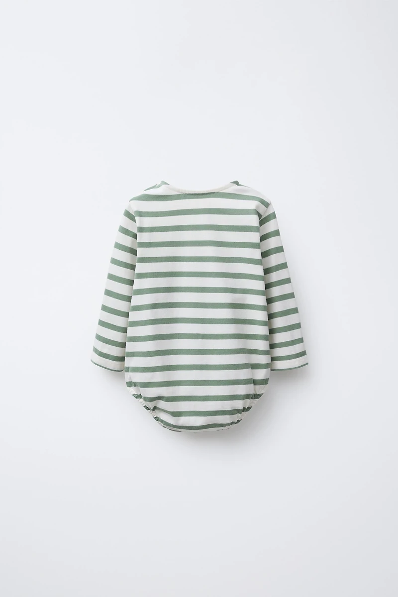 STRIPED BODYSUIT