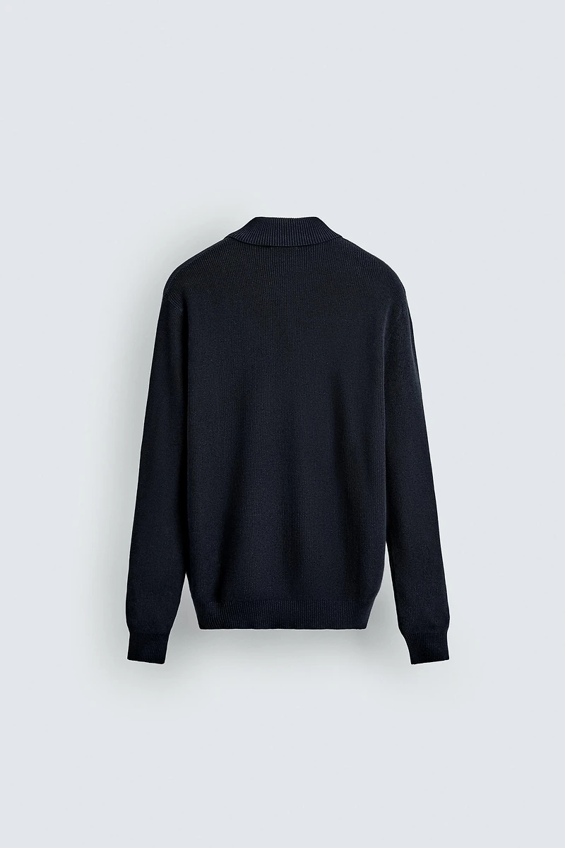 PEARLESCENT KNIT POLO SHIRT