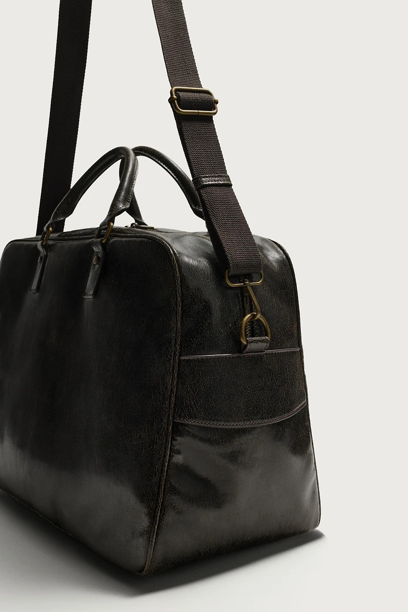 SAC DE VOYAGE CRAQUELÉ