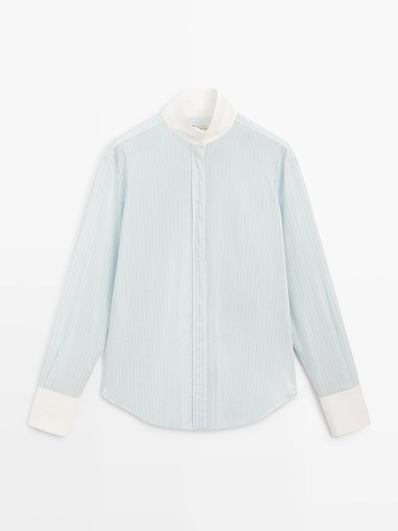 Shirt with contrast stripes - STUDIO