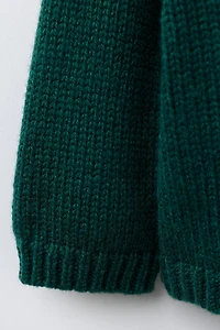 1-6 YEARS/ KNIT JUMPER WITH EMBROIDERED BUNNY WOOL