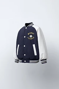 MICKEY MOUSE © DISNEY WATER-REPELLENT VARSITY BOMBER JACKET