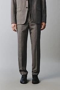 PANTALON DE COSTUME À CARREAUX
