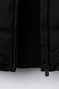 WATER REPELLENT HOODED PUFFER JACKET