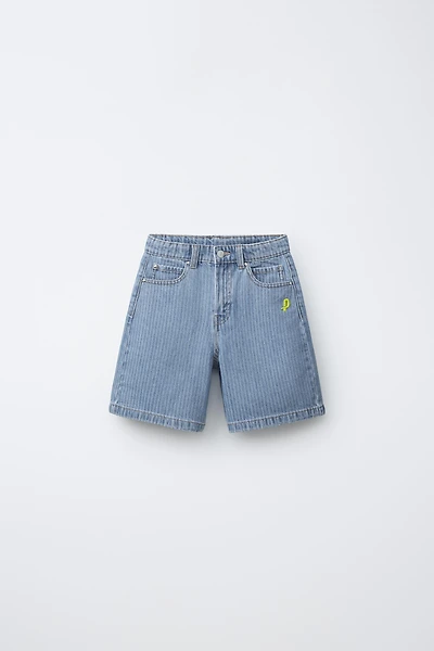 SHORT EN JEAN À RAYURES PENN ©