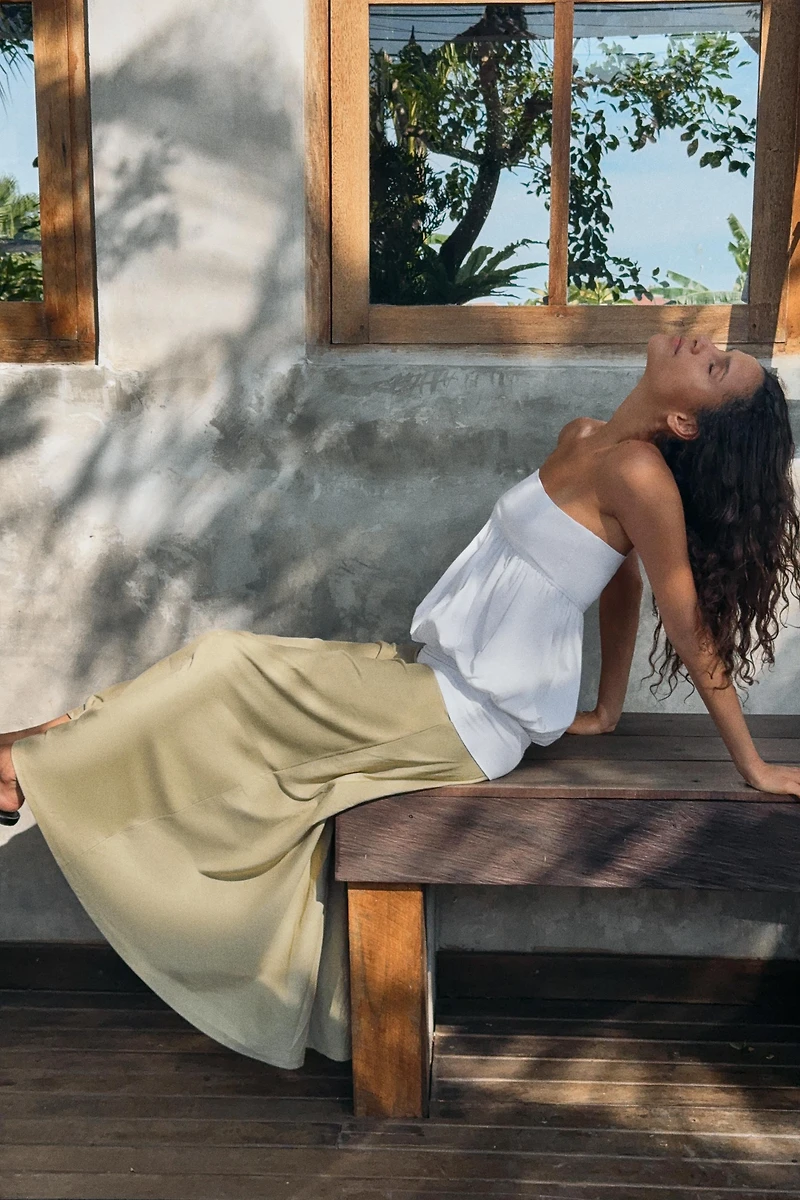 COMBINATION MIDI DRESS