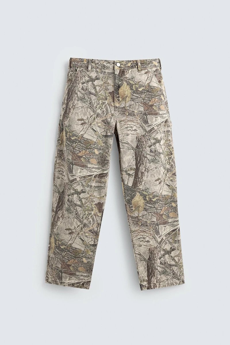 PANTALON COUVREUR IMPRIMÉ ABSTRAIT