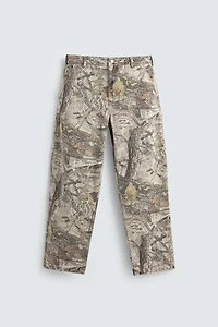 PANTALON COUVREUR IMPRIMÉ ABSTRAIT
