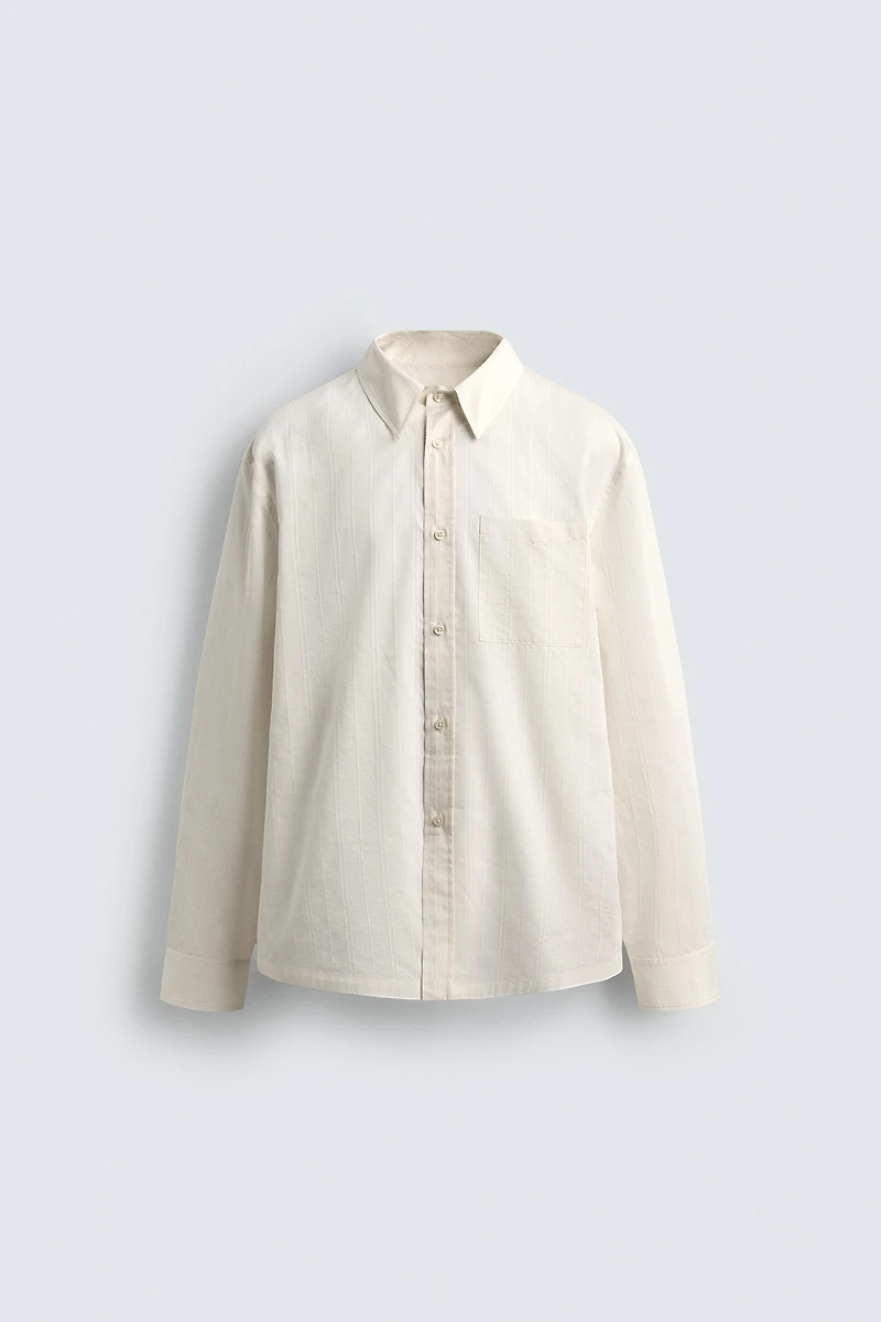 STRIPED JACQUARD SHIRT