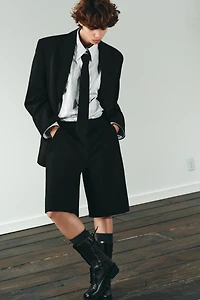 POPLIN SHIRT WITH TIE