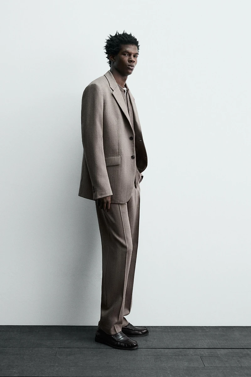 BLAZER DE COSTUME 100 % LAINE