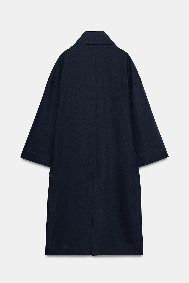 MANTEAU OVERSIZE AVEC LIN ZW COLLECTION