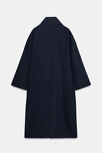 MANTEAU OVERSIZE AVEC LIN ZW COLLECTION