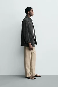 WAFFLE WEAVE RELAXED FIT BLAZER