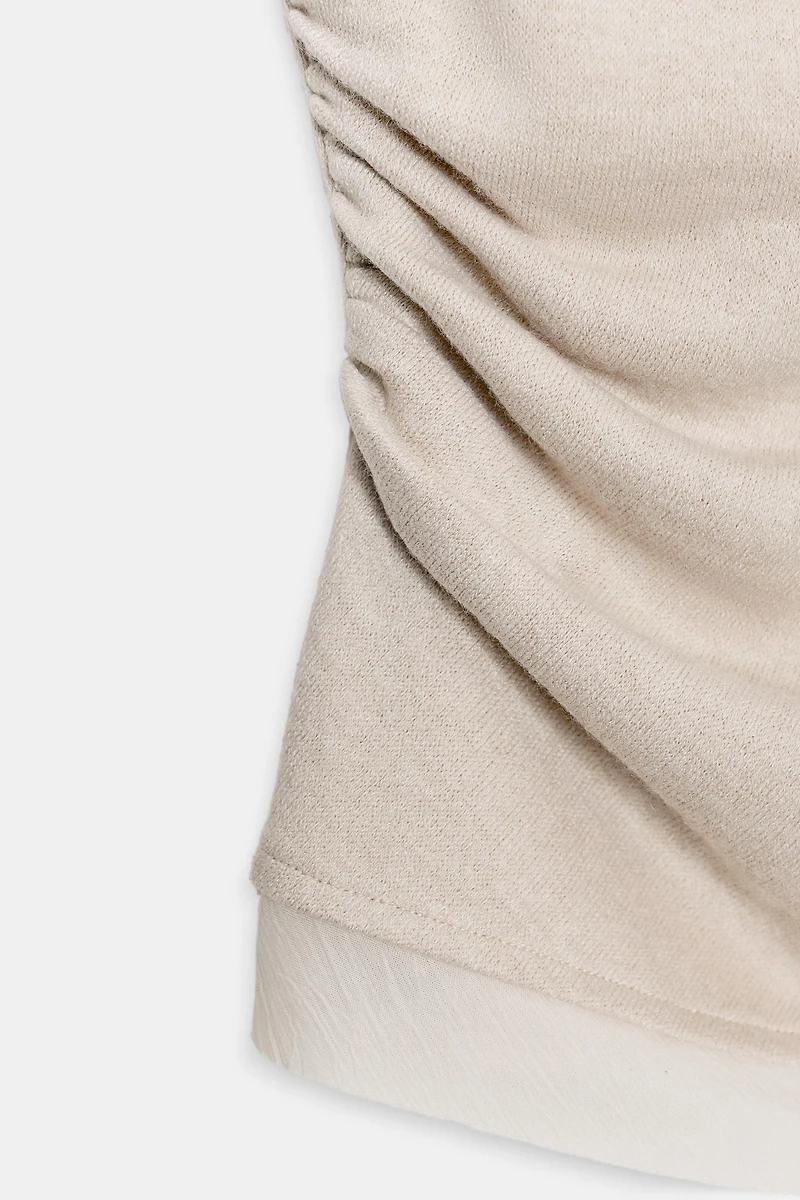 DRAPED SOFT TOP