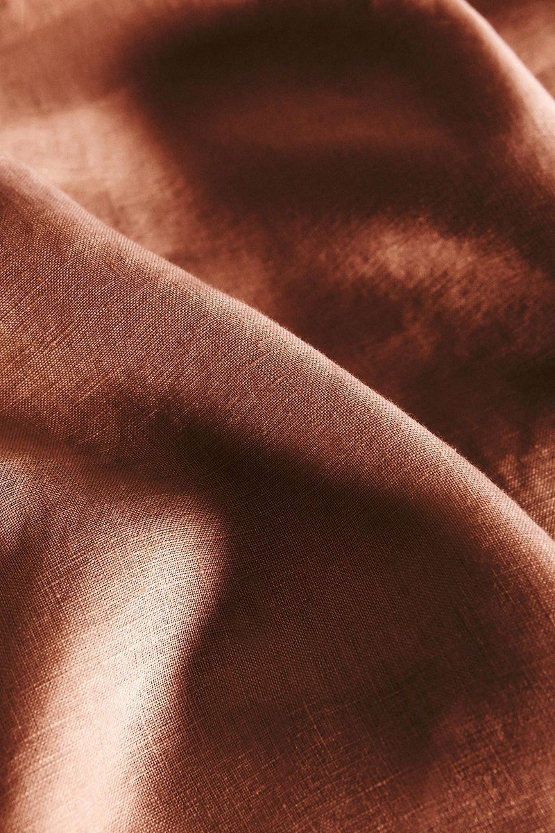 WASHED LINEN FLAT SHEET (140 GXM²)