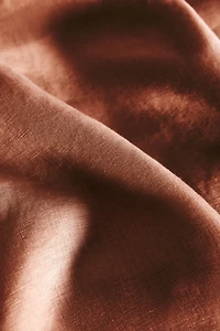 WASHED LINEN FLAT SHEET (140 GXM²)