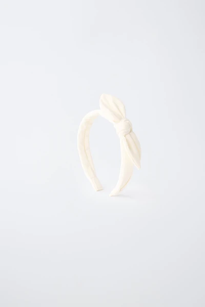 TEXTURED BOW HEADBAND