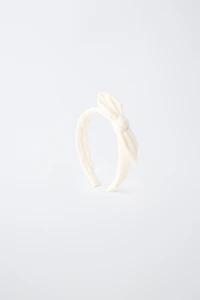 TEXTURED BOW HEADBAND