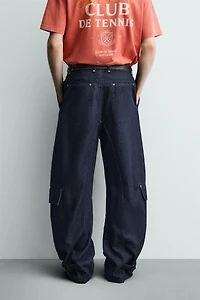 PANTALON CARGO À PASSANTS