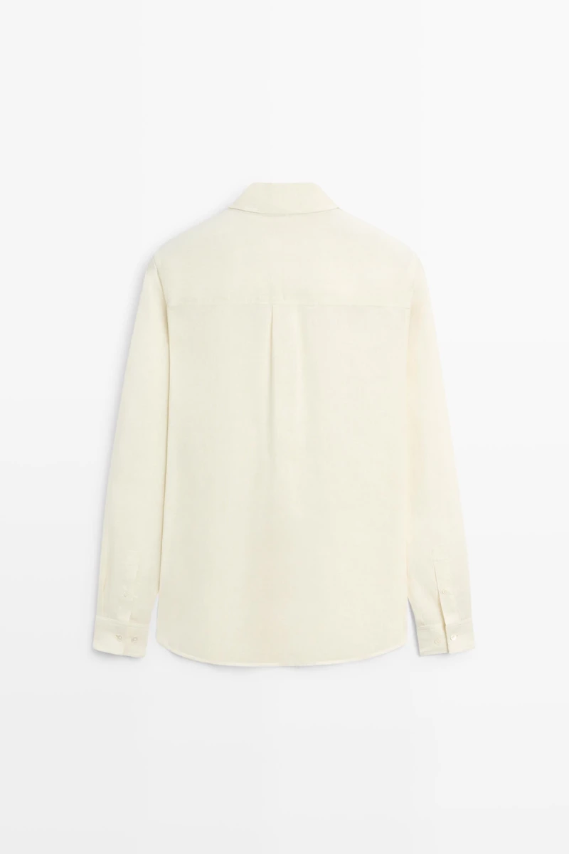 100% linen regular fit shirt