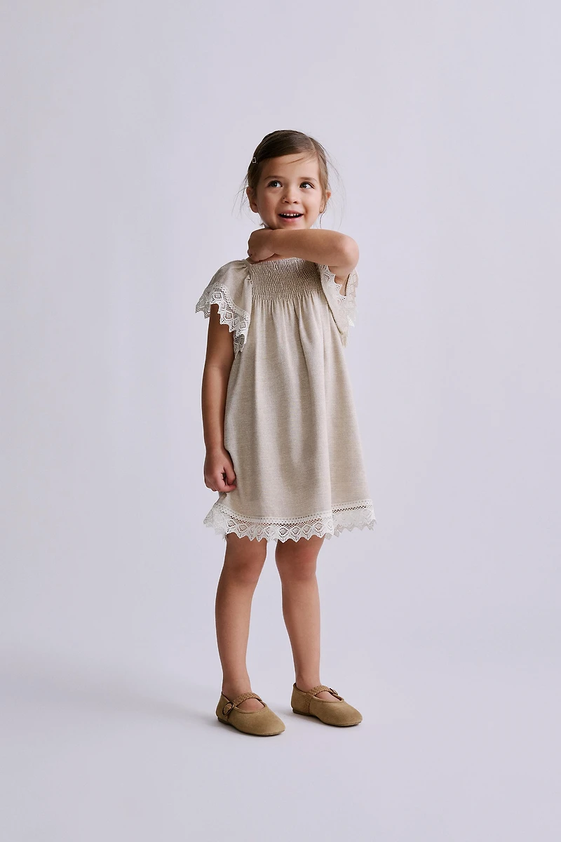 SHIMMER LACE DRESS