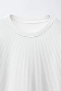 6-14 ANS/ LOT DE DEUX T-SHIRTS CÔTELÉS