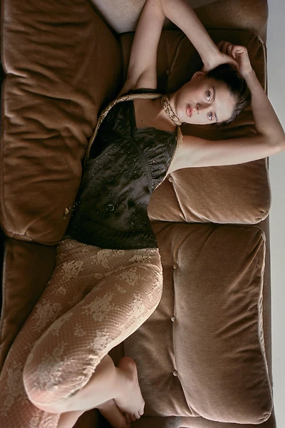EMBROIDERED BEADED CAMISOLE