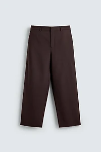 WOOL BLEND SUIT PANTS