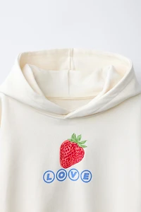 FRUIT PRINT HOODIE