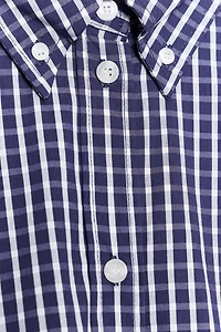 PLAID POPLIN SHIRT