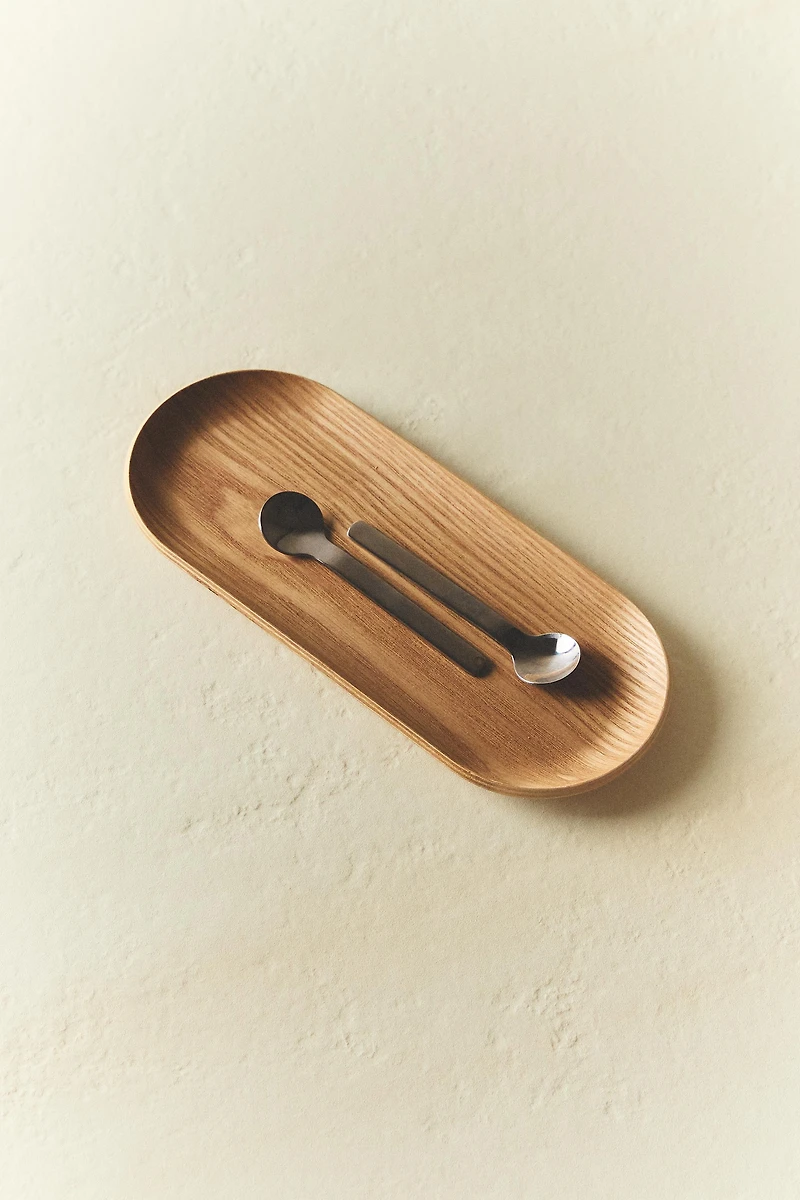 OVAL WOODEN TRAY
