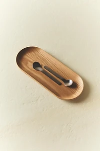 OVAL WOODEN TRAY