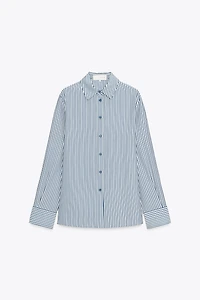 FLOWY STRIPED SHIRT ZW COLLECTION