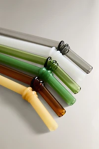 LOT PAILLES VERRE COULEURS (LOT DE 6)