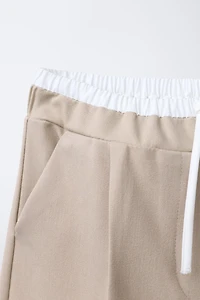 PANTALON WIDE LEG TAILLE DOUBLE
