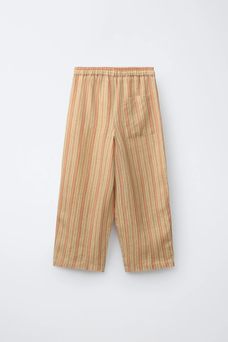 PANTALON RELAXED À RAYURES