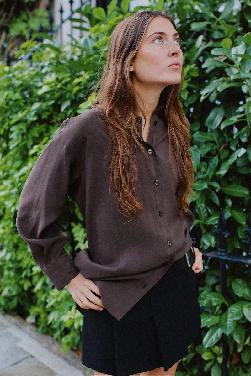 CHEMISE OVERSIZE FLUIDE