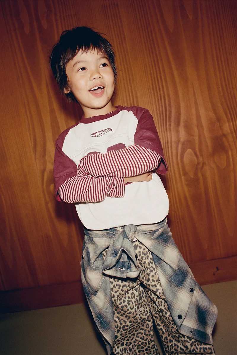 PANTALON EN SERGÉ BALLOON ANIMAL PRINT