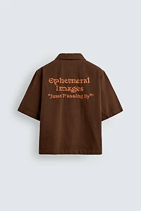 WASHED PRINTED SHIRT