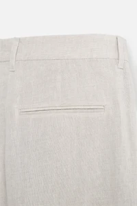 100% LINEN SUIT PANTS