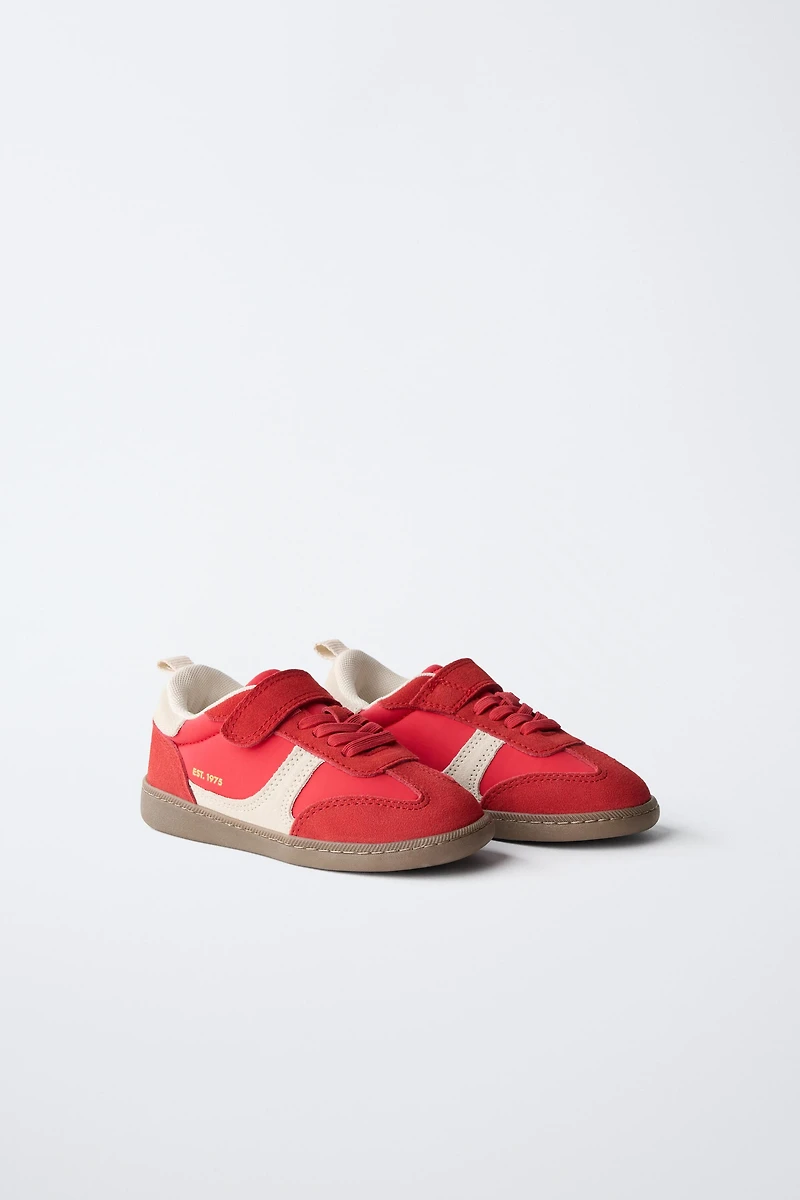 SPLIT SUEDE SNEAKERS