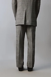 WOOL-LINEN CHECK SUIT PANTS AARON LEVINE X ZARA