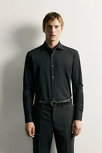 TEXTURED REGULAR FIT SHIRT