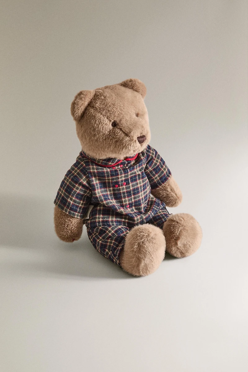 CHILDREN'S CHRISTMAS BEAR PLUSH TOY (38 CM)