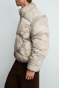 VESTE MATELASSÉE IMPRIMÉ ABSTRAIT